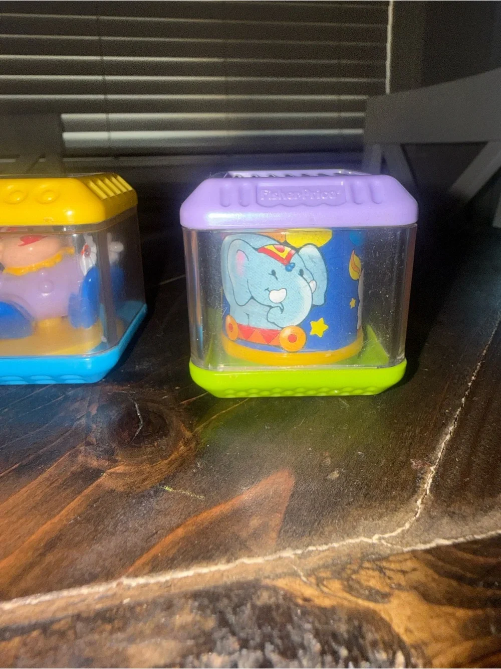 Vintage Peek a Boo Blocks Set of 3